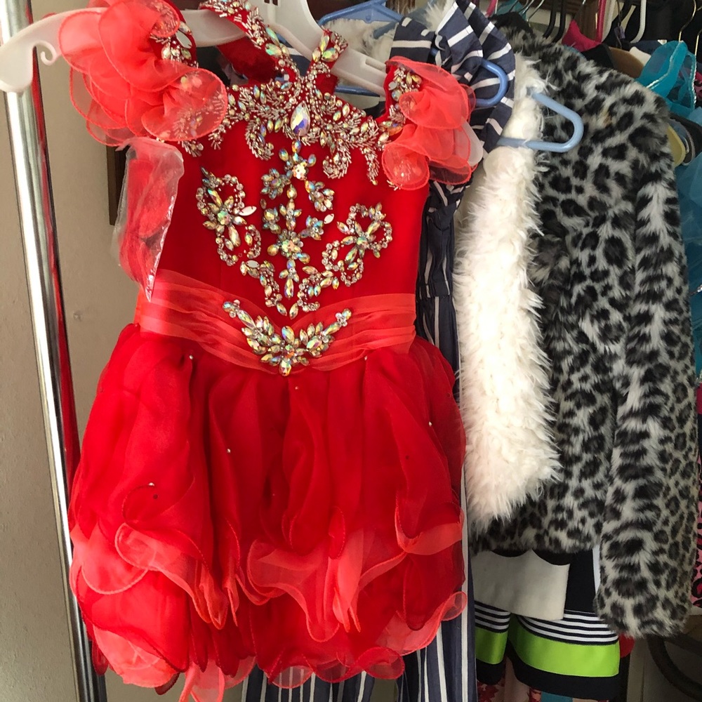 Ritzee little girl pageant dress